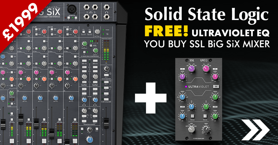 FREE Ultraviolet 500 EQ Module With SSL Big Six Mixer