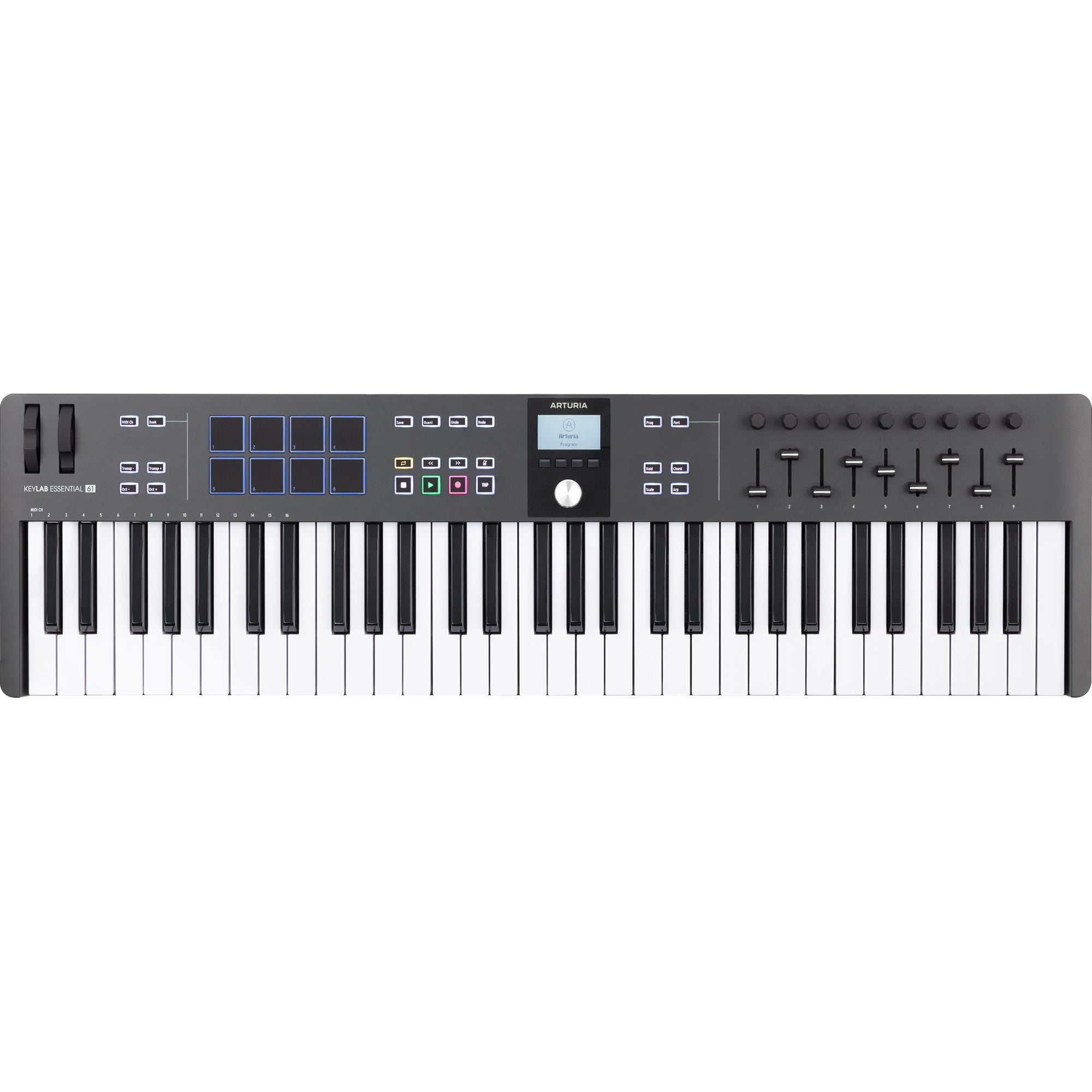 Arturia Keylab Essential 3 61 USB MIDI Keyboard Black