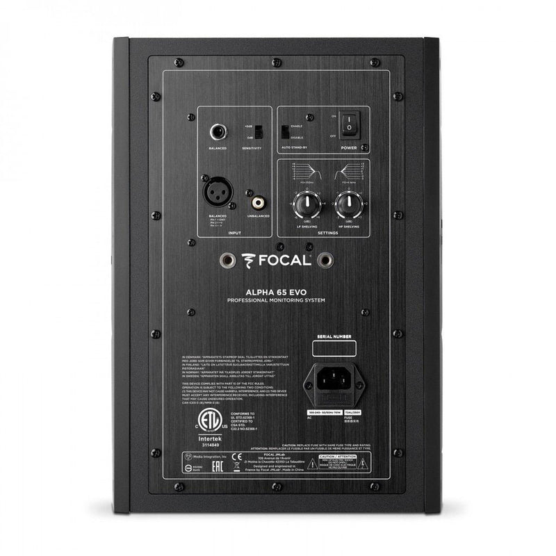 Focal Alpha 65 Evo Active Studio Monitor (Pair)