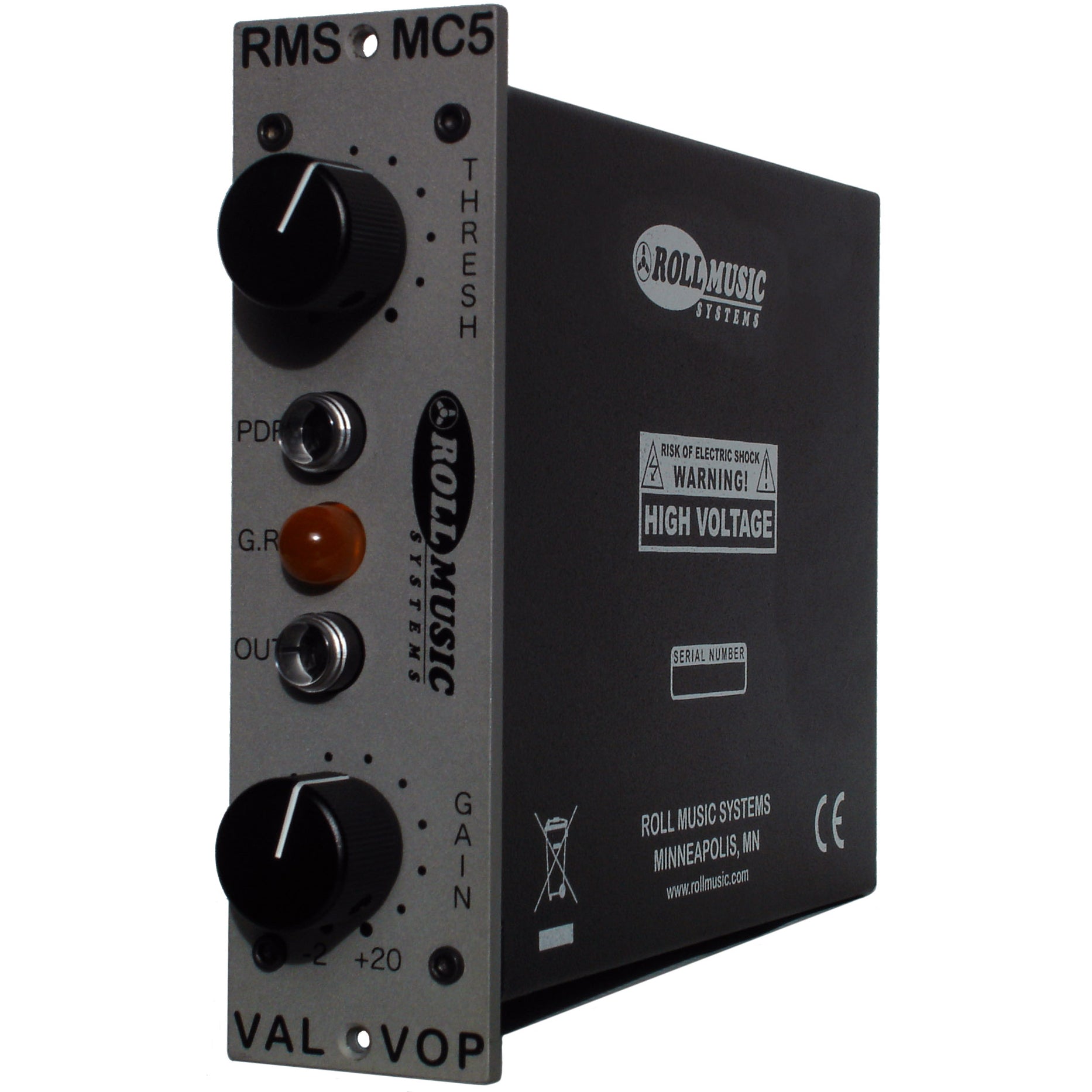 Roll Music RMSMC5 Valvop 500series Optical Compressor KMR Audio