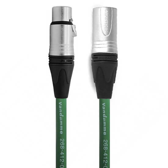 Van Damme AES Cable with Female XLR to Male XLR 5m