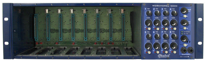 Radial Workhorse 8-slot with Mixer – KMR Audio