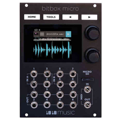 鍵盤楽器 bitbox micro Black Edition 1010musi 1010music bitbox micro - black edition - Compact sampling module