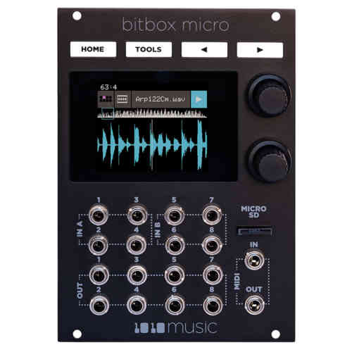 1010music Bitbox Micro - Black Edition - Compact Sampling Module