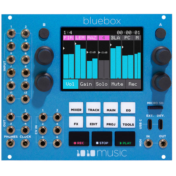 1010music Bluebox Eurorack Edition – Compact Digital Mixer/Recorder