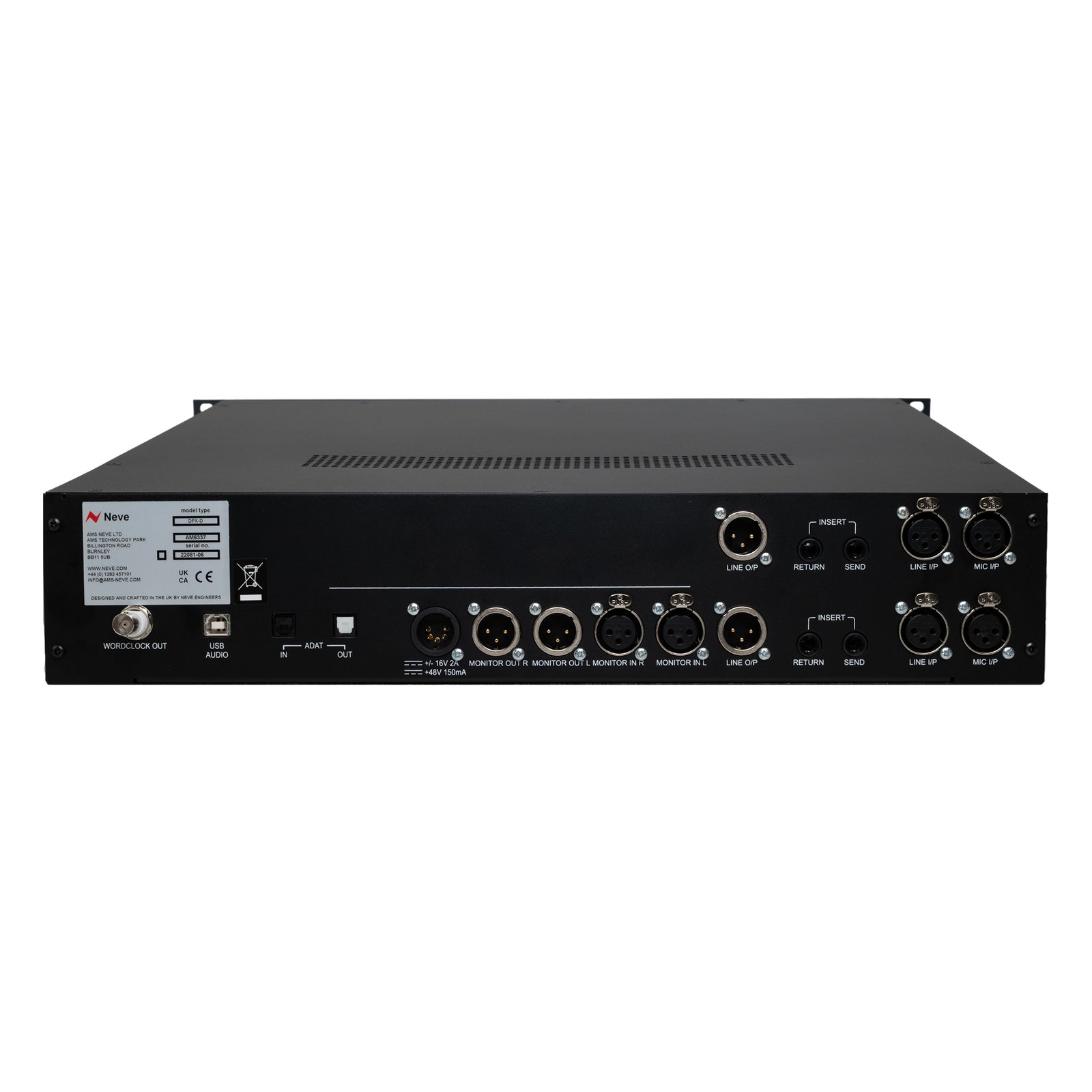 DWE 専用 名機Neve 1073にオーディオインターフェース機能を加えた1073SPX-D誕生