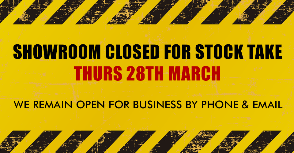 Closed For Stock Take 28th March