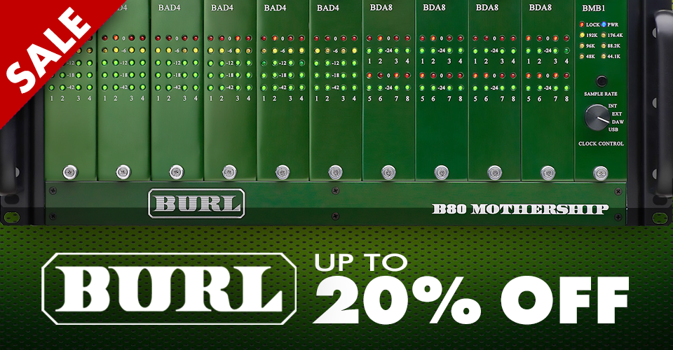 Up To 20% Off Burl Audio