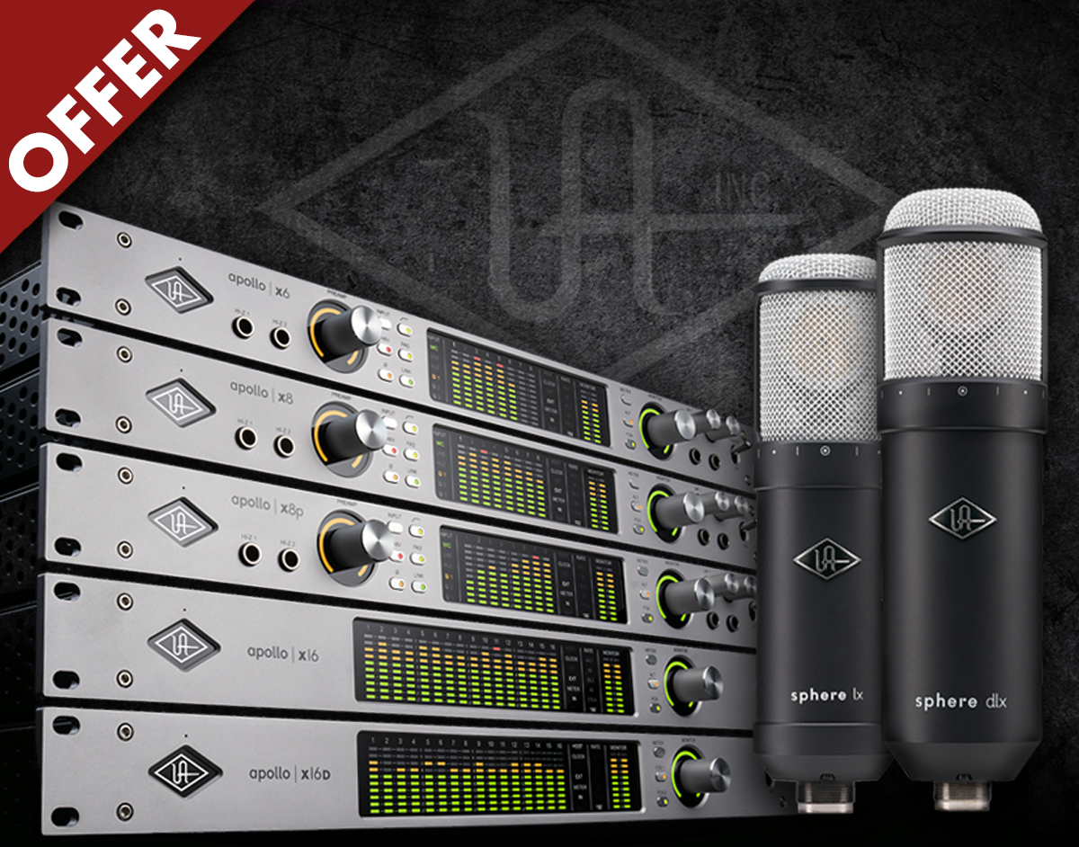 FREE Sphere Modelling Mic with any Universal Audio Apollo Rack