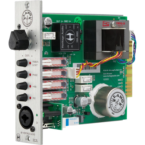 KMR Audio - Heritage Audio Lang 312L 500 SERIES PREAMP