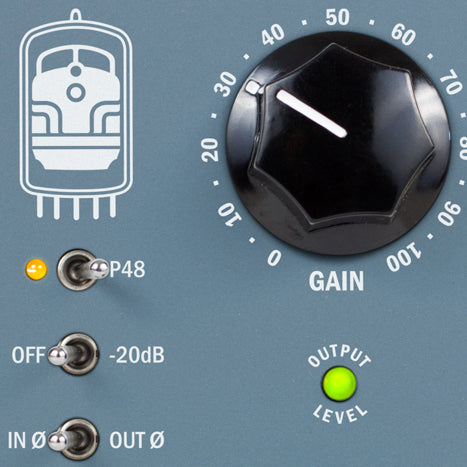 Locomotive Audio MODEL 86B-1 500 Series Preamp