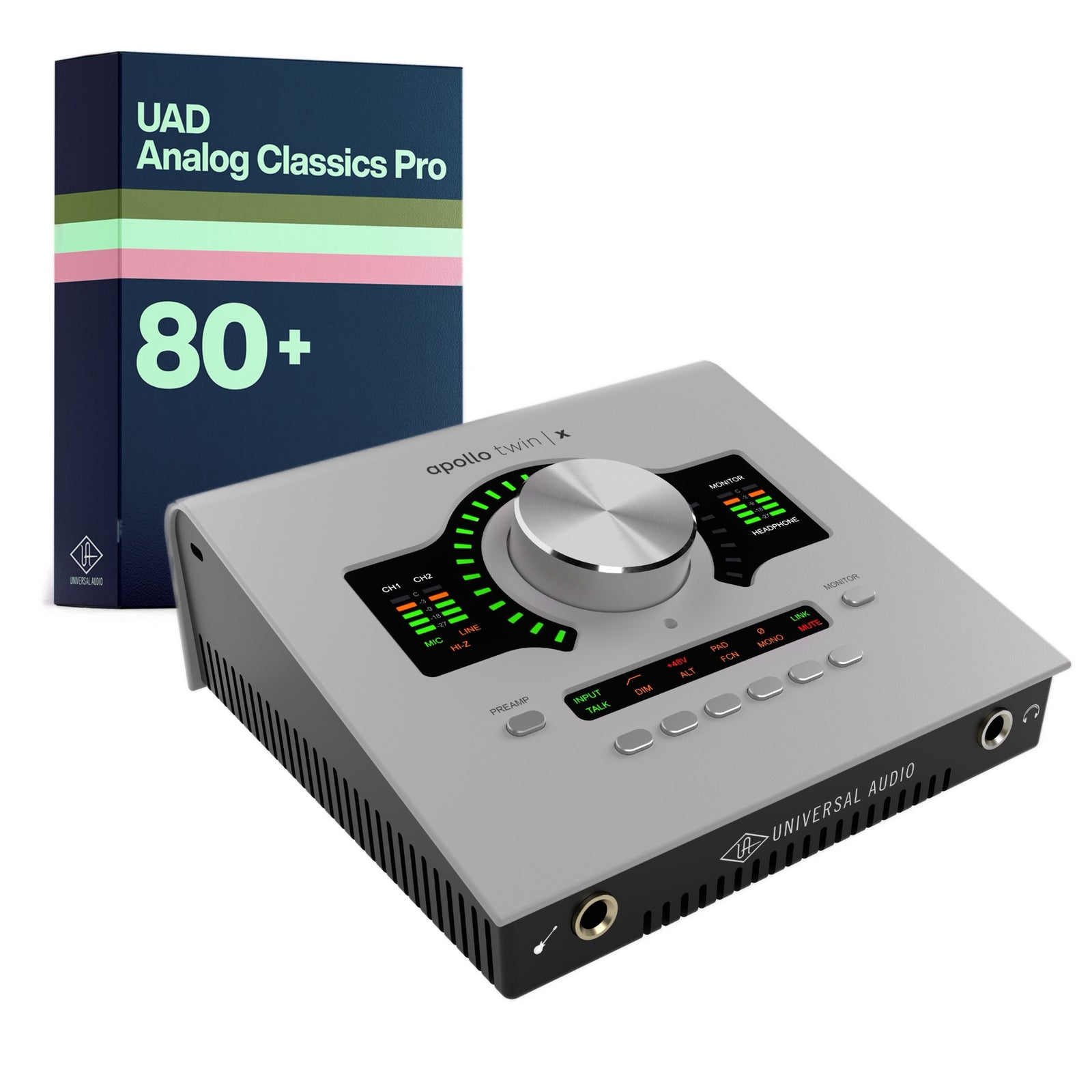 DTM・DAW Universal Audio Apollo Twin Mk.II (QUAD) Universal Audio Apollo Twin X QUAD Gen 2 with UAD Analog Classics