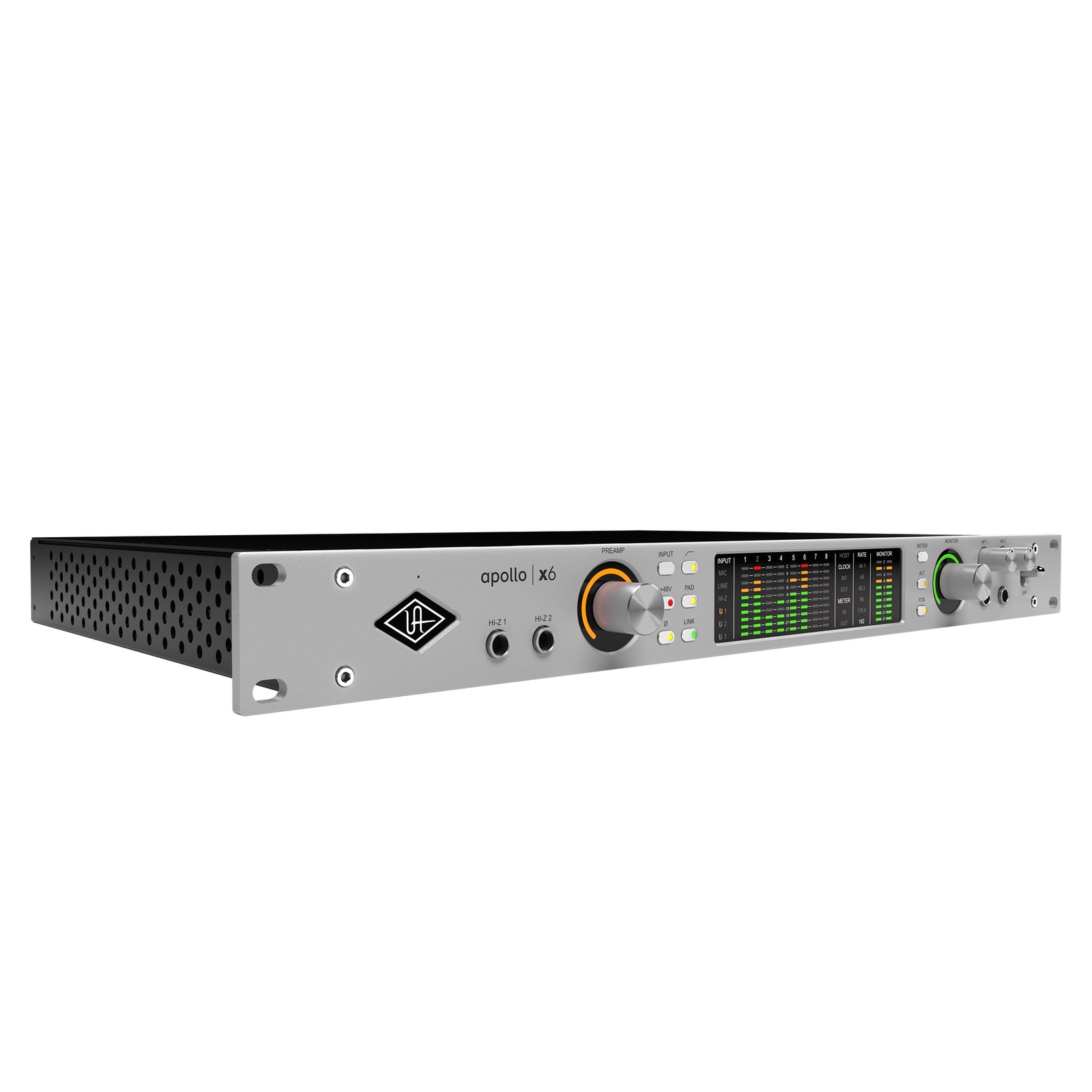 universal audio Apollo x6 Gen 2 早い者勝ち Apollo_x6_Gen2_3Qtr_Trans_1600