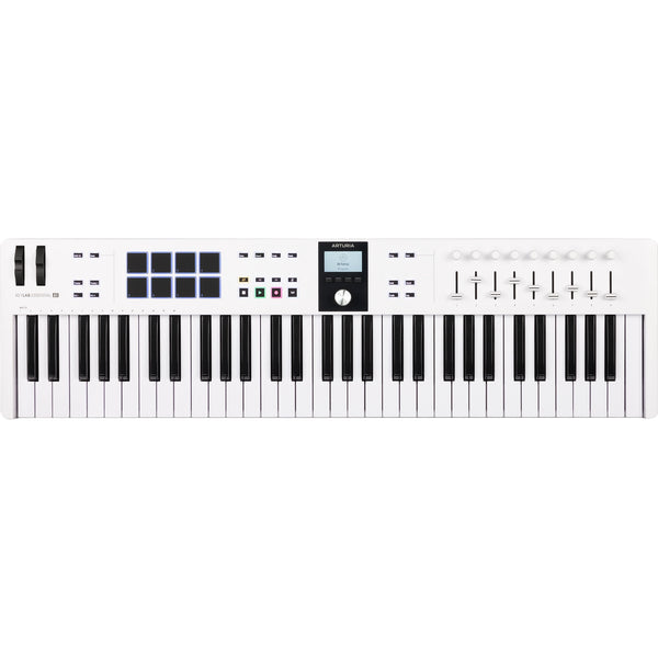 Arturia Keylab Essential 3 61 USB MIDI Keyboard White