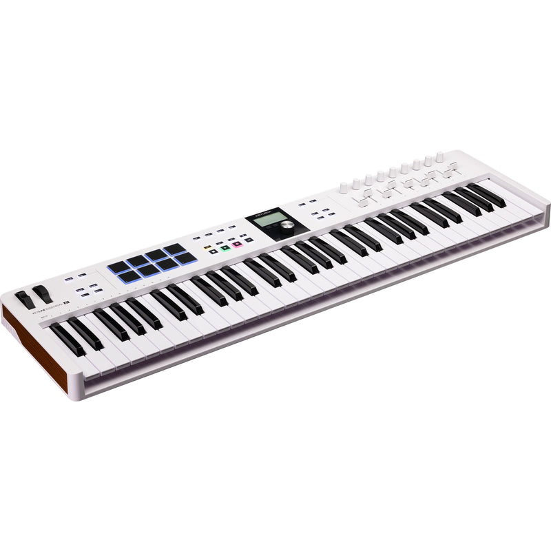 Arturia Keylab Essential 3 61 USB MIDI Keyboard White