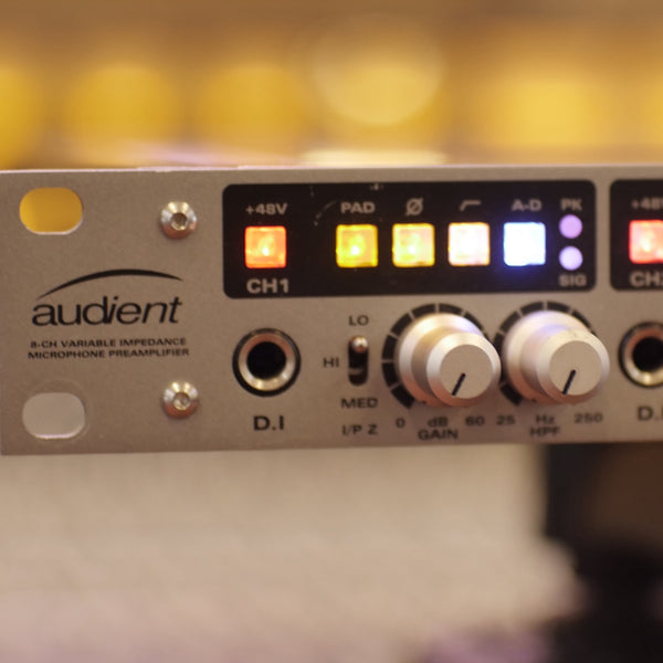 Used Audient ASP880 8-channel Mic Preamp