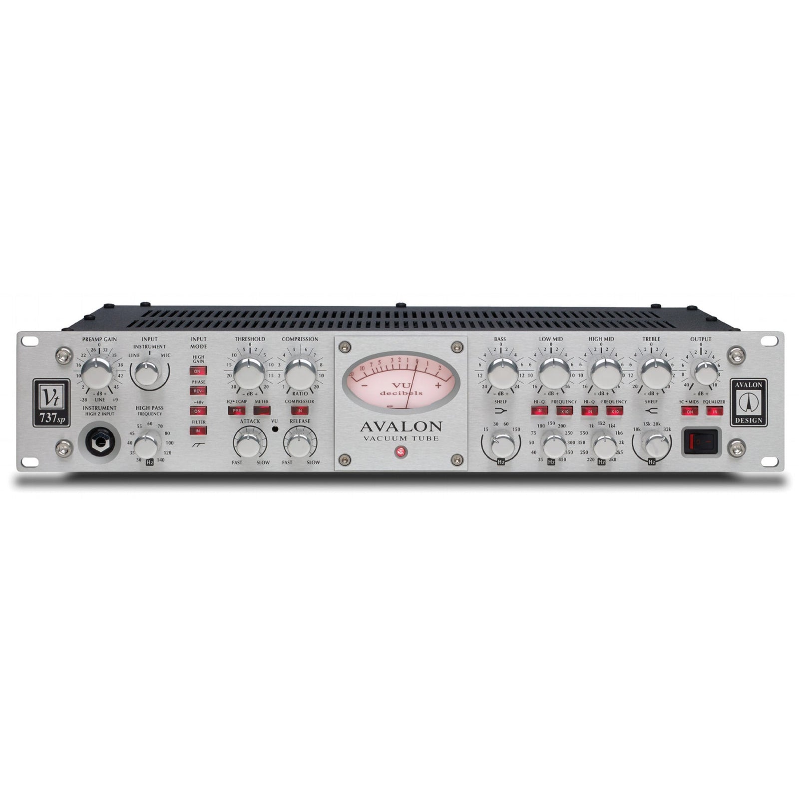 【希少旧型名機】Avalon Design VT-737SP マイクプリアンプ Avalon Design VT-737SP Silver – KMR Audio