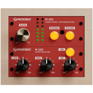 RODEC BUNK 01 Phono preamp - Pine / Red