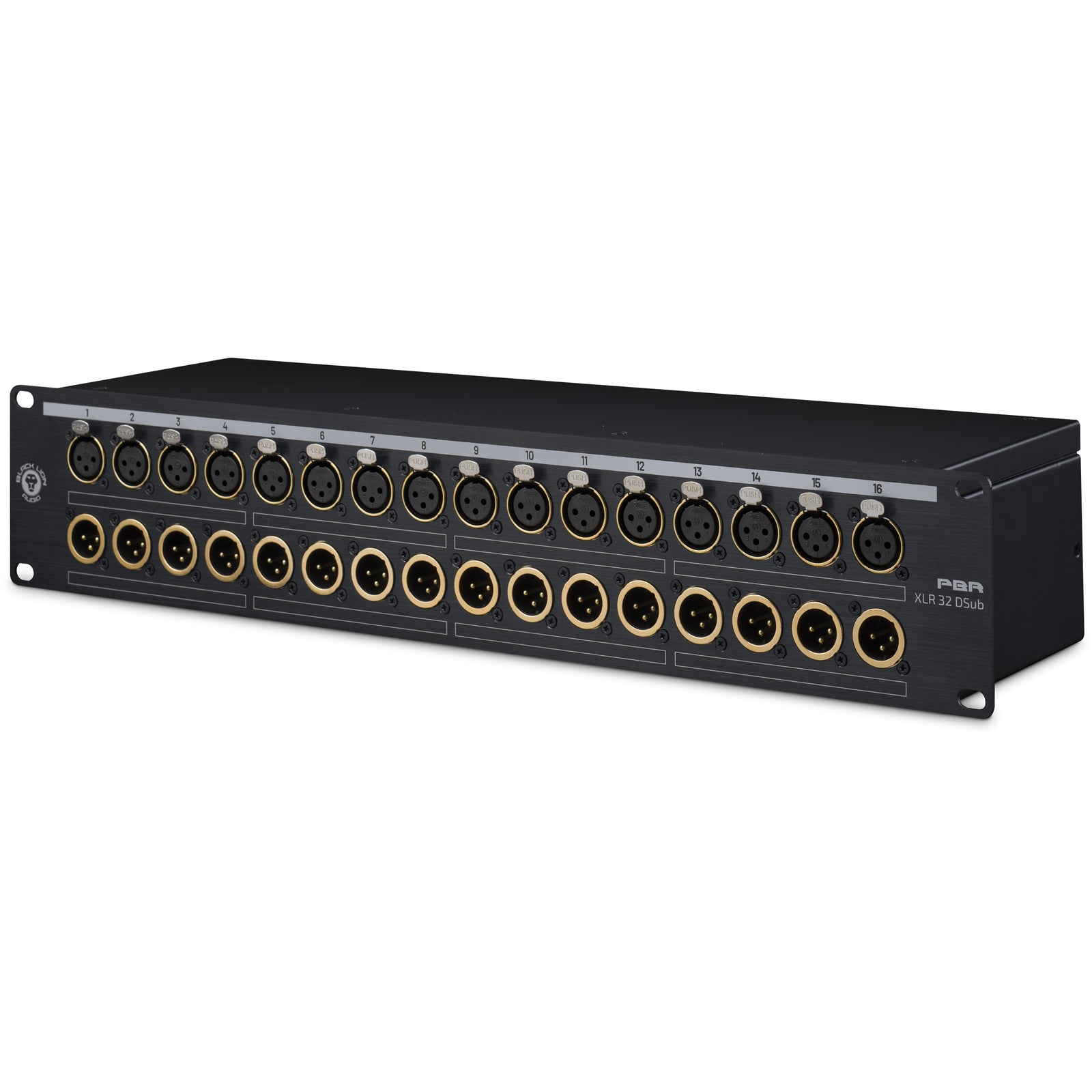 Black lion audio PBR XLR パッチベイ BlackLionAudio-PBRXLR32DSub-