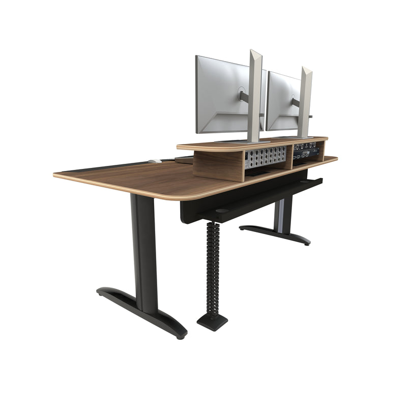 Desk Rack Rinser Soundz Fishy Classic 8 Desk with Rack Riser Matt black – KMR Audio