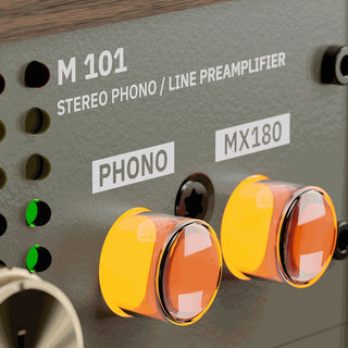 RODEC BUNK 01 Phono preamp - Walnut / Green