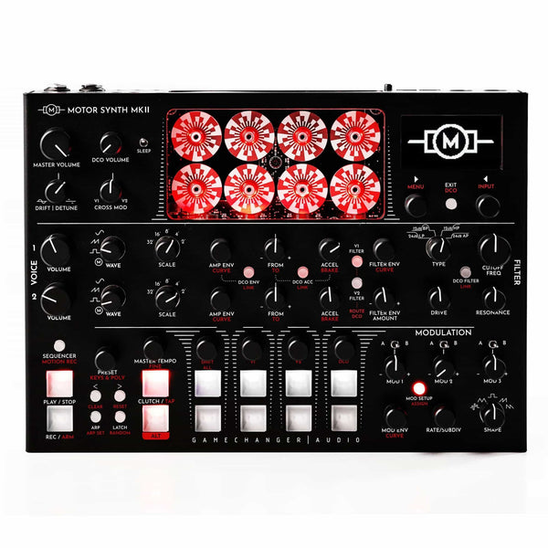 Gamechanger Audio Motor Synth MKII electro-mechanical desktop