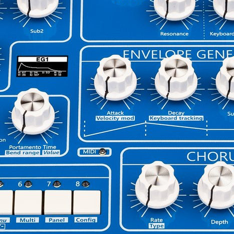 GS Music GS-e7 Blue/White