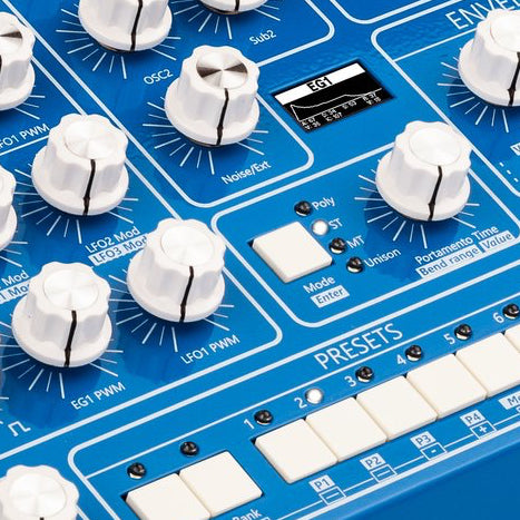 GS Music GS-e7 Blue/White