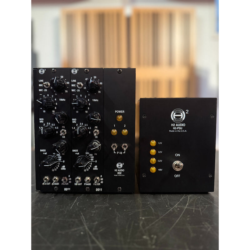H2 Audio Helios 2x 0011 Type 69 modules with 002 Rack (Ex Demo)