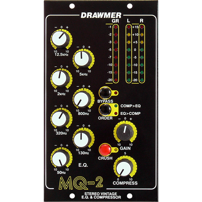 Drawmer MQ-2 500 series Stereo 7-band Equaliser & Compressor