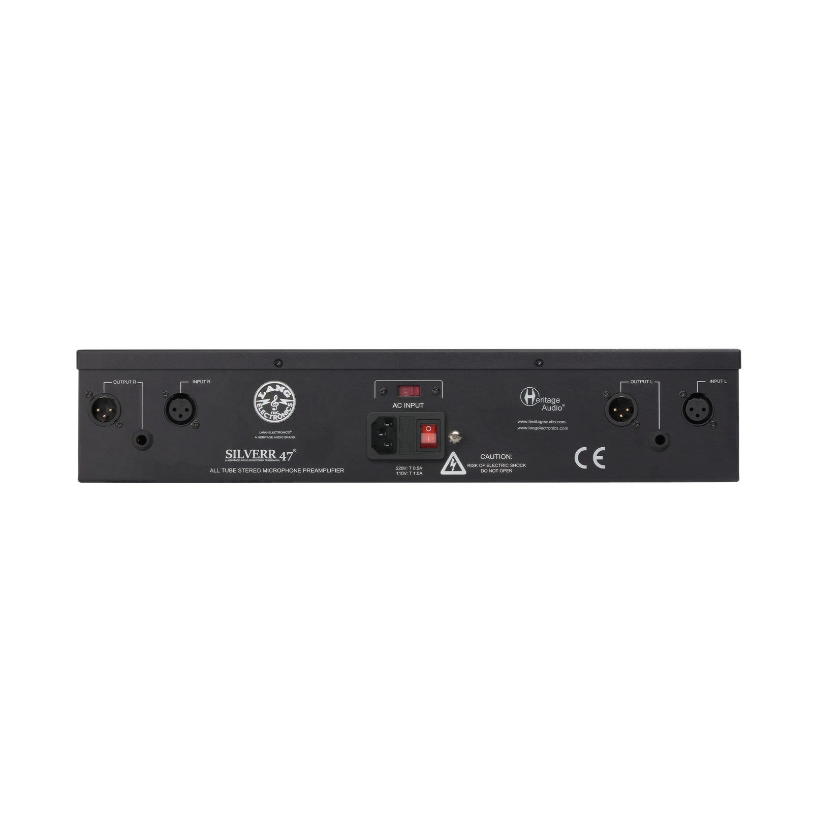 Heritage Audio Lang silverr47 dual tube mic preamp – KMR Audio