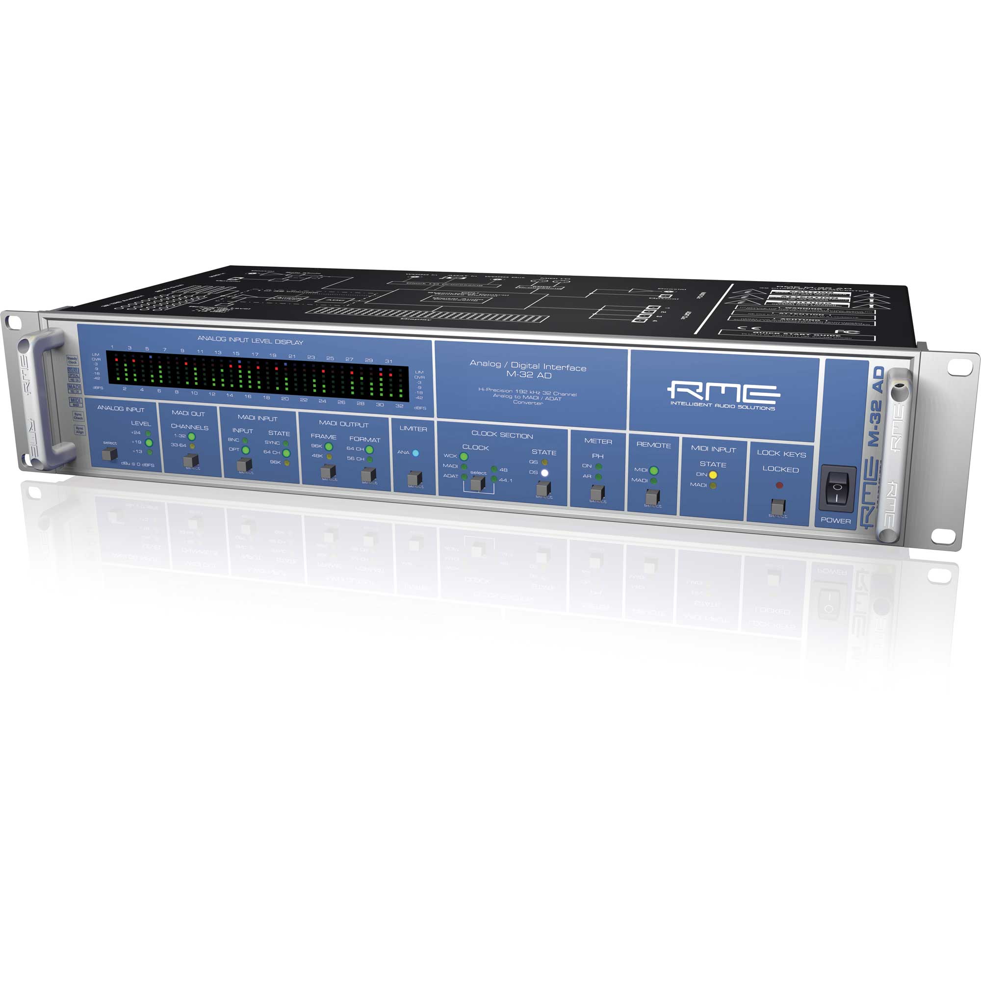 RME M32-AD-PRO-II 32 channel AD converter with MADI & AVB, – KMR Audio