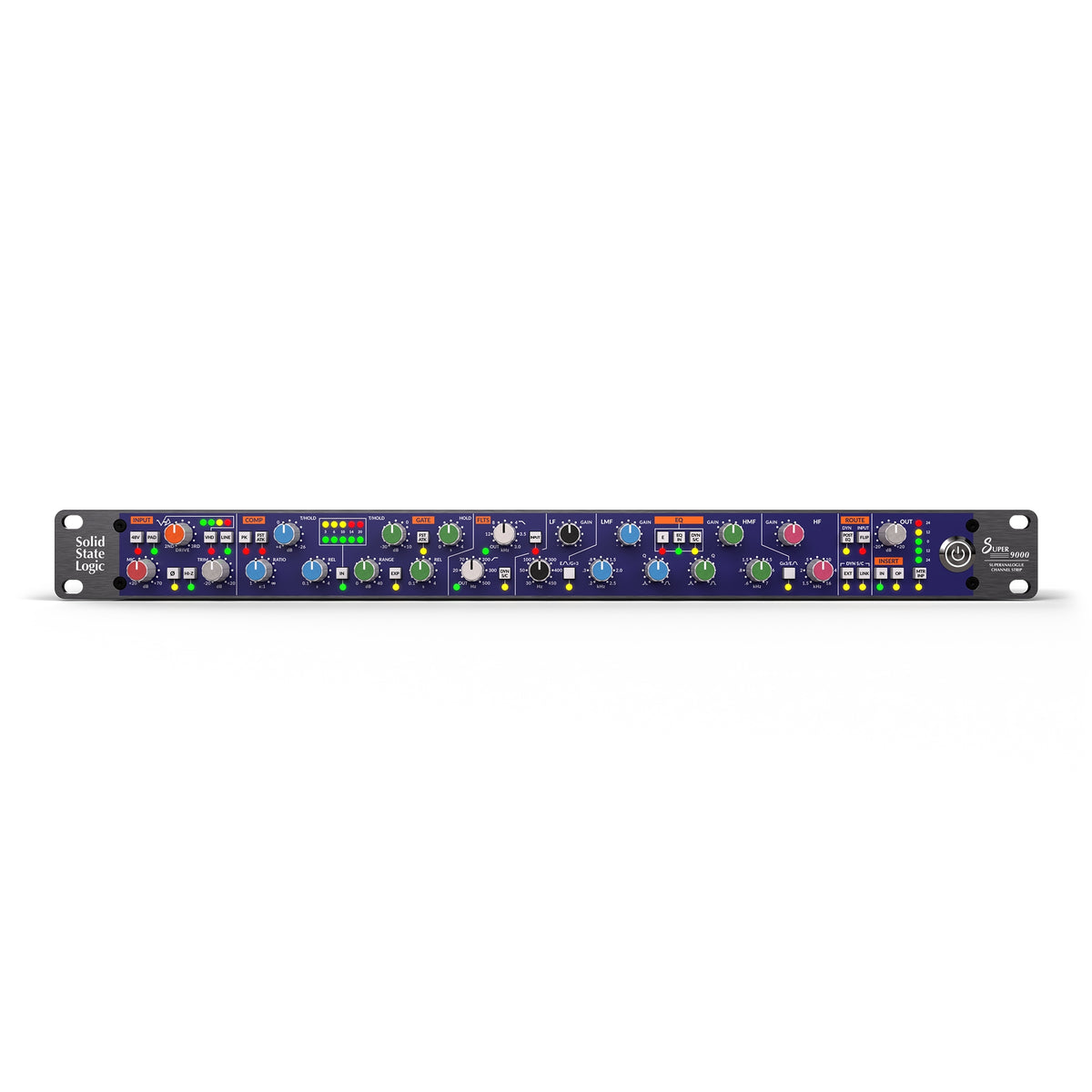 Solid State Logic Super 9000 front on a white background