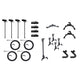 DPA 4099 CORE+ Classic Touring Kit, 4 Mics and accessories, Loud SPL (KIT-4099-DP-4C)