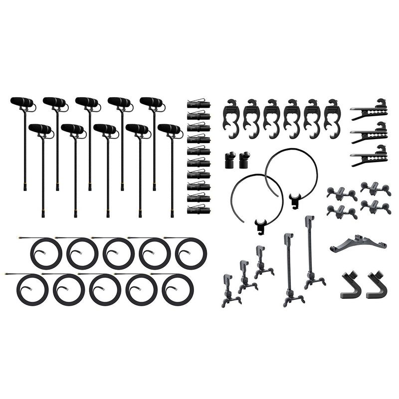 DPA 4099 CORE+ Rock Touring Kit, 10 Mics and accessories, Extreme SPL,Cardboard Box KIT