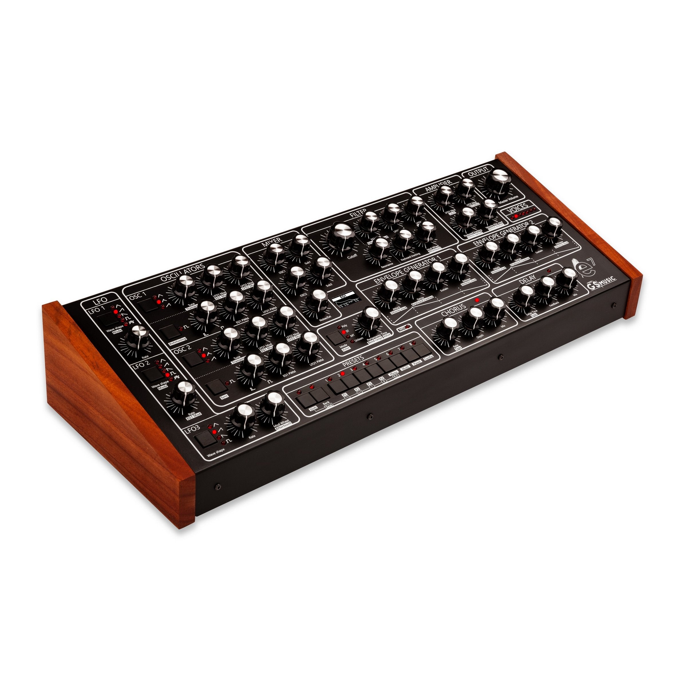 GS Music GS-e7 Black/Red – KMR Audio
