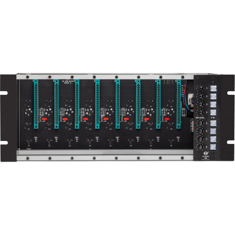 H2 Audio Helios 008 8 channel 11 series rack W/PSU
