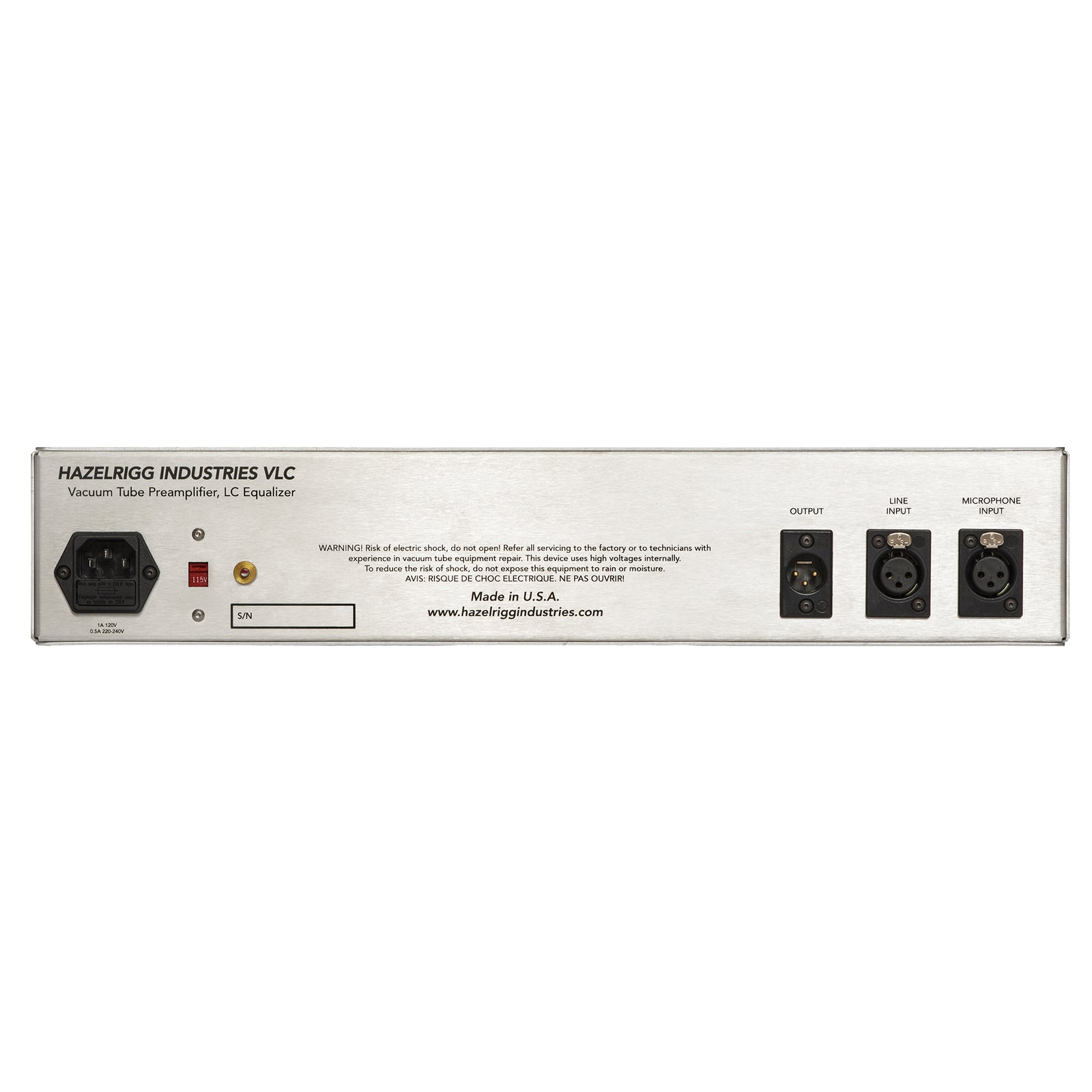 Hazelrigg Industries VLC Tube Pre EQ – KMR Audio