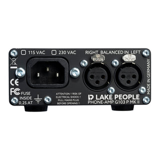 Lake People G103-P MkII Headphone Amplifier