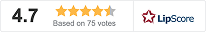 LipScore rating