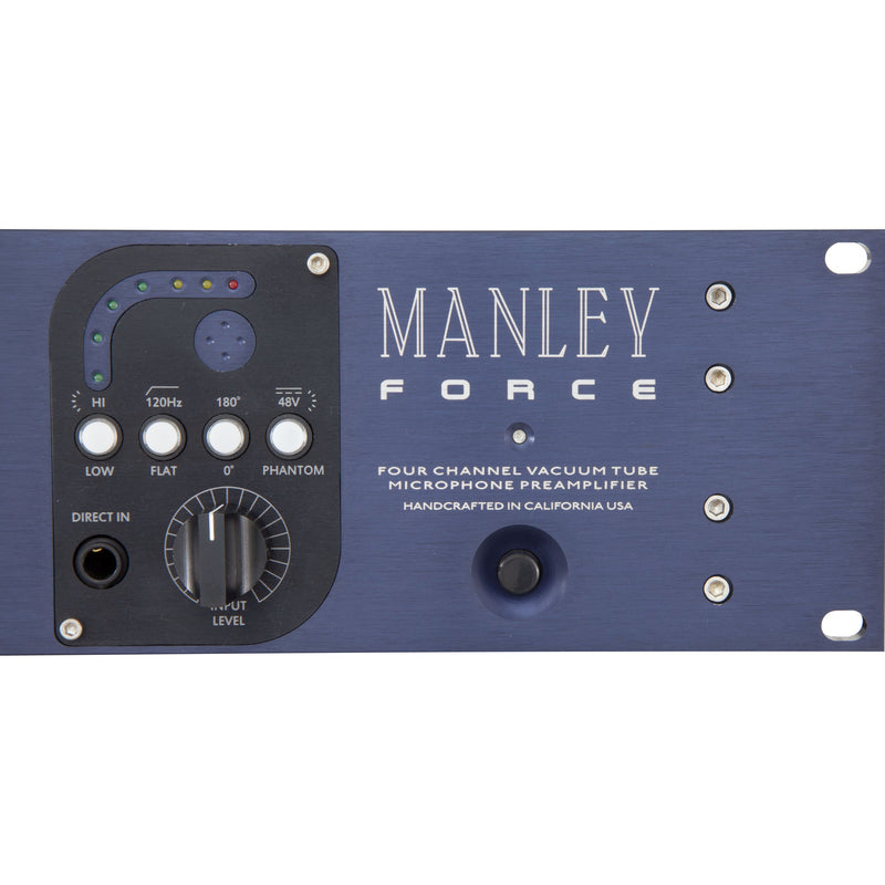 Manley Force 4-channel Valve Mic Preamp Channel Close up