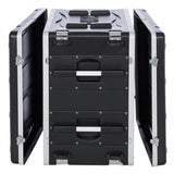 Gator G-SHOCK-12L ATA Molded PE Shock Rack w/ Rubber Shock Suspension; 12U