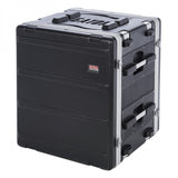 Gator G-SHOCK-12L ATA Molded PE Shock Rack w/ Rubber Shock Suspension; 12U