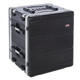 Gator G-SHOCK-12L ATA Molded PE Shock Rack w/ Rubber Shock Suspension; 12U