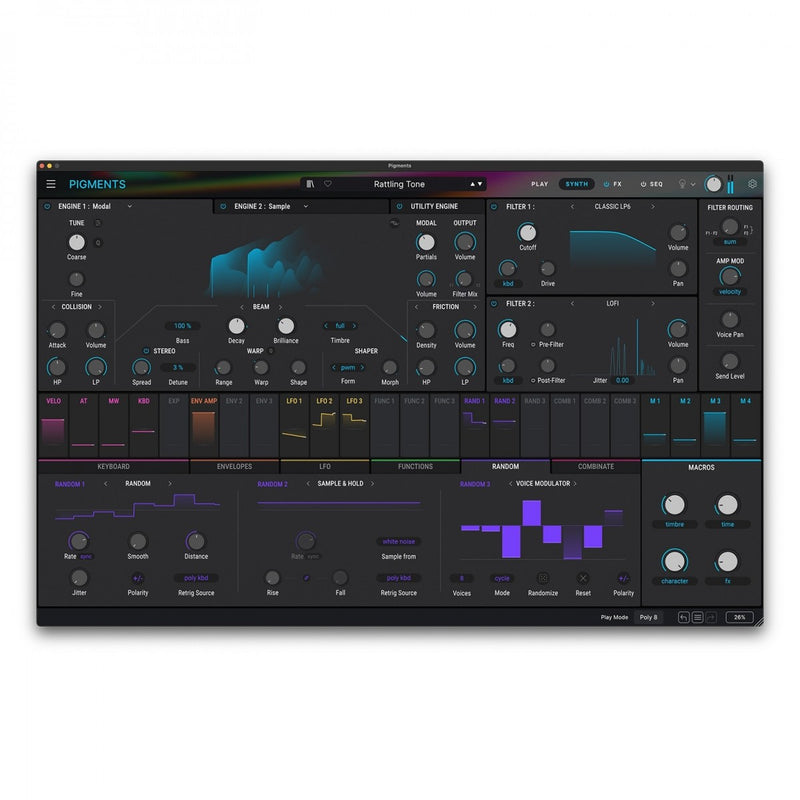 Arturia Pigments Advanced Software Synthesizer - Download