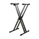 Quiklok QL-646 Double Braced Single Tier Keyboard X Stand