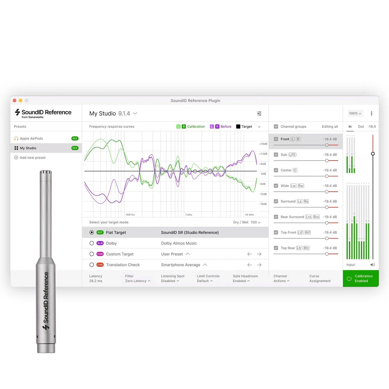 Sonarworks SoundID Reference for Multichannel with Measurement Microphone