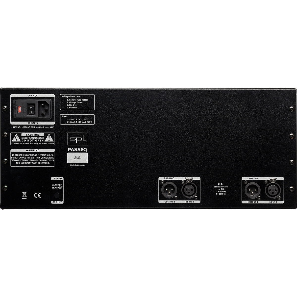 SPL PassEQ Dual Channel Passive Mastering Equalizer, Black – KMR Audio