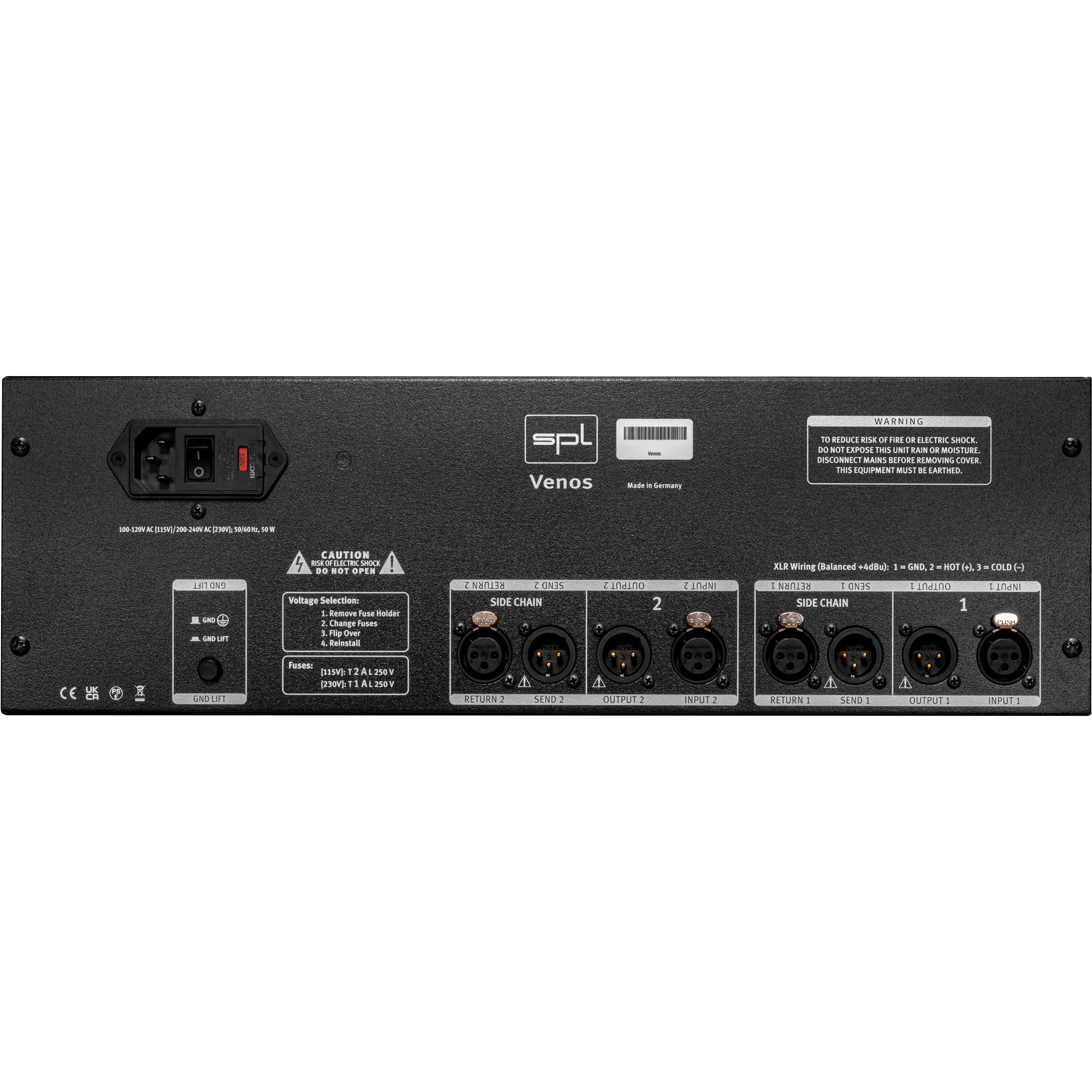 SPL Venos Stereo Bus Compressor - Black – KMR Audio