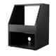 StudioRacks 13U (8U & 5U) SA Split Rack - black melamine finish